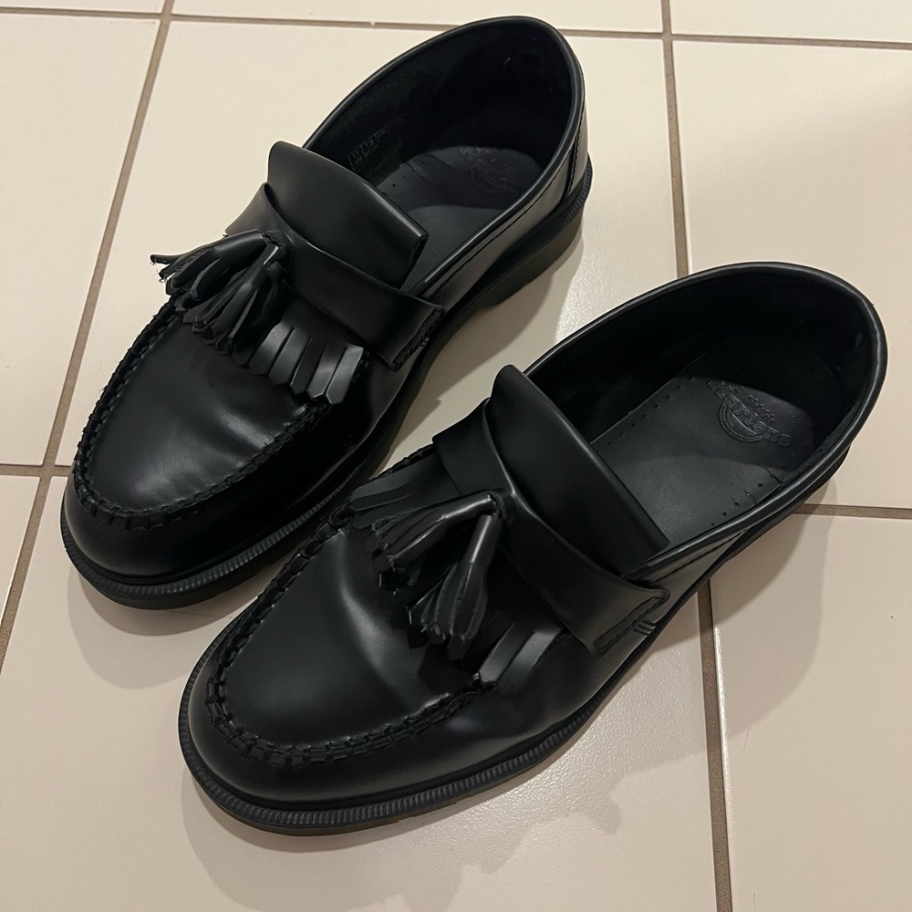 Dr. Martens Adrian Black Tassel Loafers